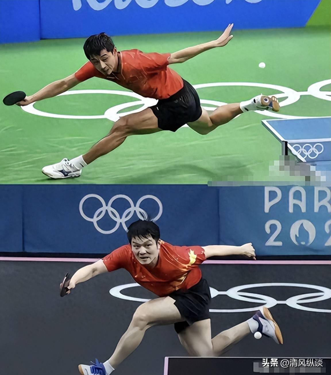 英格兰队鏖战法国队，张继科带队取胜